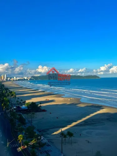 Apartamento mobiliado para locação frente mar na Aviação  Praia Grande/SP