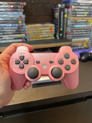 Controle PS3 Original Rosa Rose Candy Pink