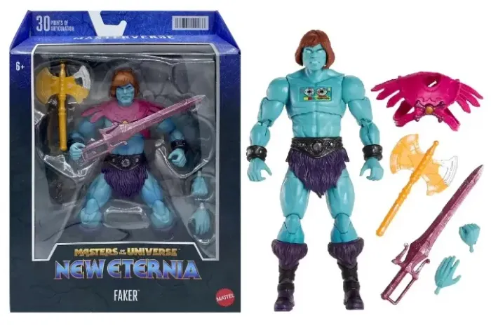 Masters Of The Universe Masterverse He-man Faker 2023 Raro Lacrado
