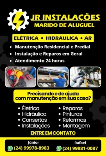 Elétrica , hidráulica , ar e reformas em geral