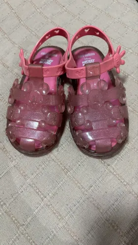Sandália mini Melissa  Mickey T. 25