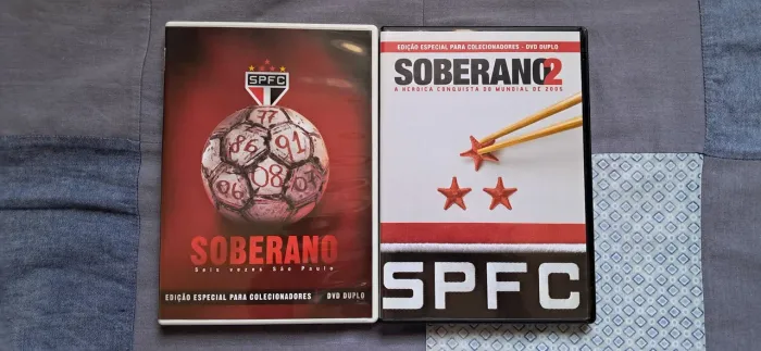 DVDs Soberano SPFC