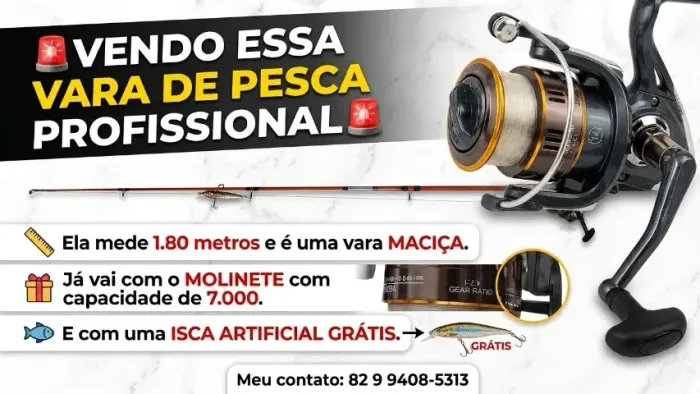 Vara de pesca 