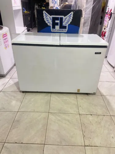 FREZER HORIZONTAL ESMALTEC 2 PONTAL500 LITROS