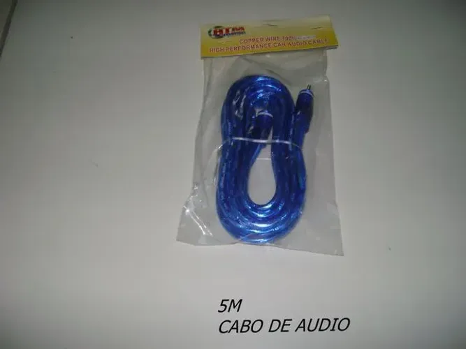 Cabos de audio, disjuntor e porta fusível para Som automotivo!