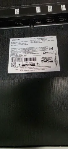 Tv smart Samsung UN50TU800 retirada de peca