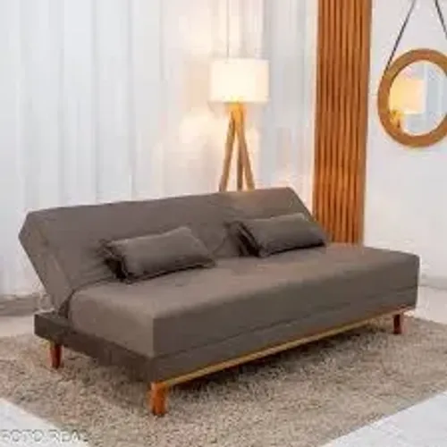 Sofa cama marrom em veludo PRODUTO NOVO DE LOJA