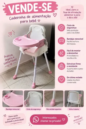Cadeira alimentação