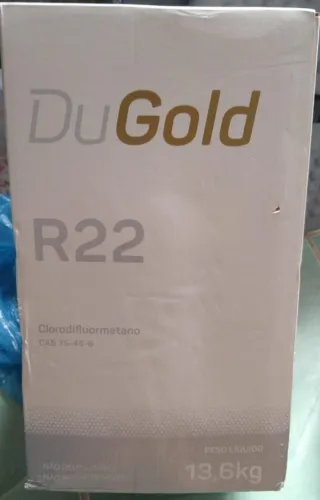 Gás para central de ar. DuGold R22. Novo.