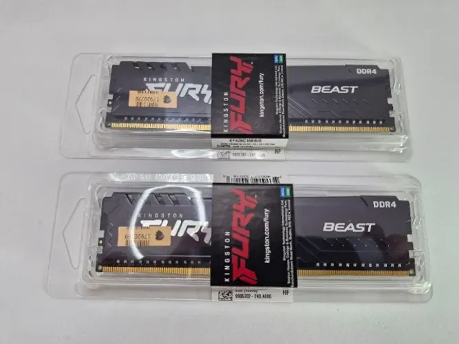 Memória RAM DDR4 Kingston Fury Beast 16GB (2x8GB) 2666MHz