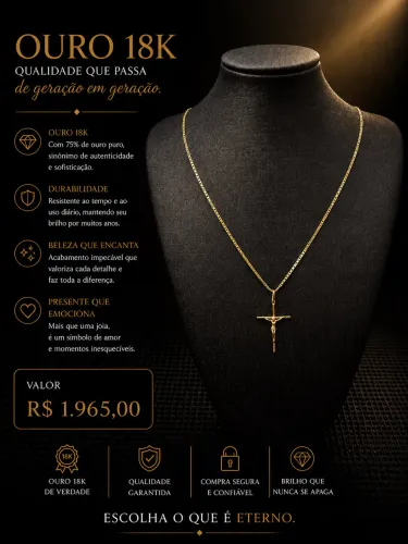 Cordão de ouro 18k