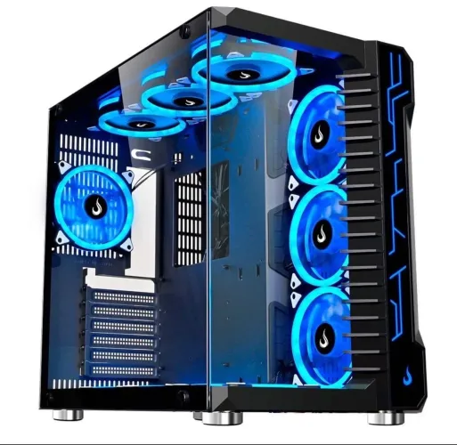 Gabinete Gamer Rise Mode Galaxy Glass, Mid Tower