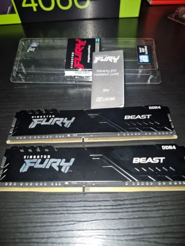 Memória RAM ddr4 Kingston Fury beast 2x8GB 3300 MHz