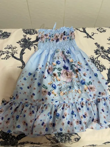 Vestido floral de alça