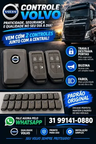 Central elétrica volvo  comando de travas portas vidros 