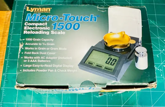 Balança de Precisão LYMAN MICRO-TOUCH 1500Gr