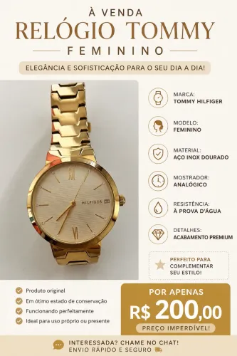 Relógio Tommy Hilfiger Feminino