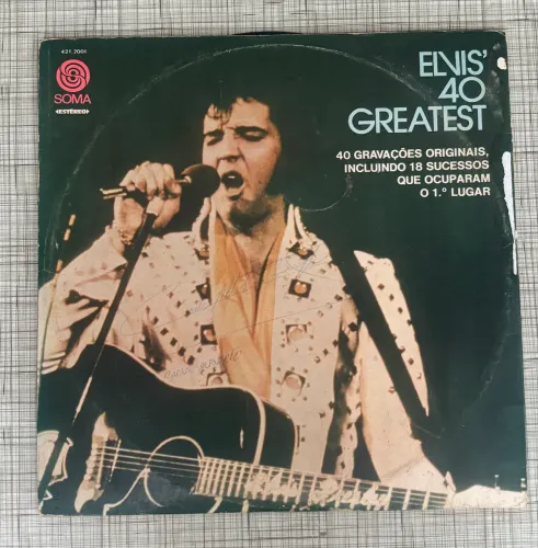 LP Vinil Duplo Elvis Presley - Elvis' 40 Greatest (1975)