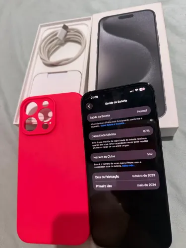 iPhone 15 pro Max 256gb zerado