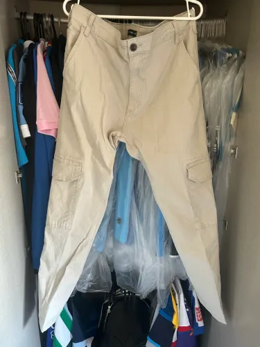 Calça cargo masculina marrom