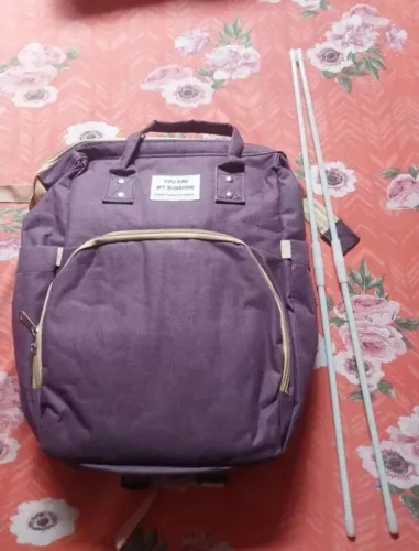 Bolsa vira berço 