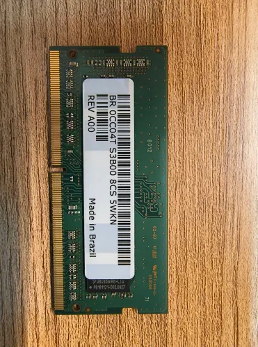 Memória ram 8gb ddr4
