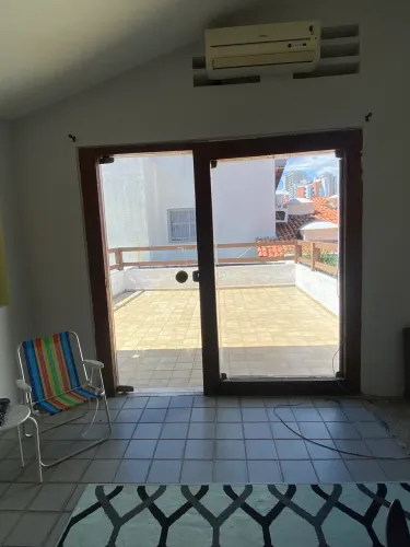 Porta completa de vidro temperado
