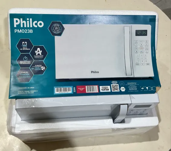 OPORTUNIDADE microondas Philco - novo sem uso!