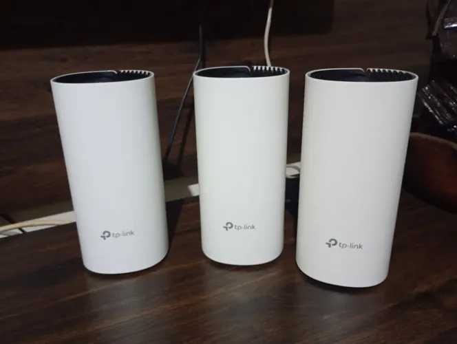 Kit 3 roteadores Deco M4 Pouco Usados 