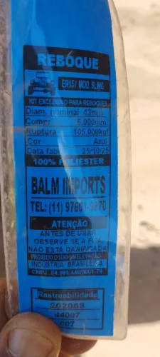 Cinta jibóia pra desatolar casaba careta e máquina e guindaste