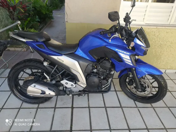 Moto Yamaha Fazer25 Flex Azul - PRATICAMENTE NOVA