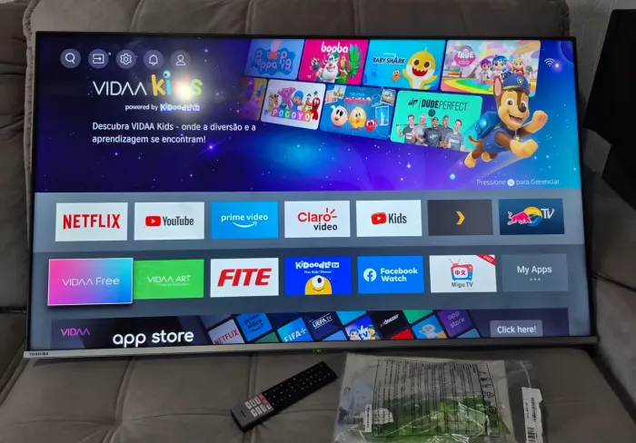 Tv smart 50 4K Toshiba VIDAA