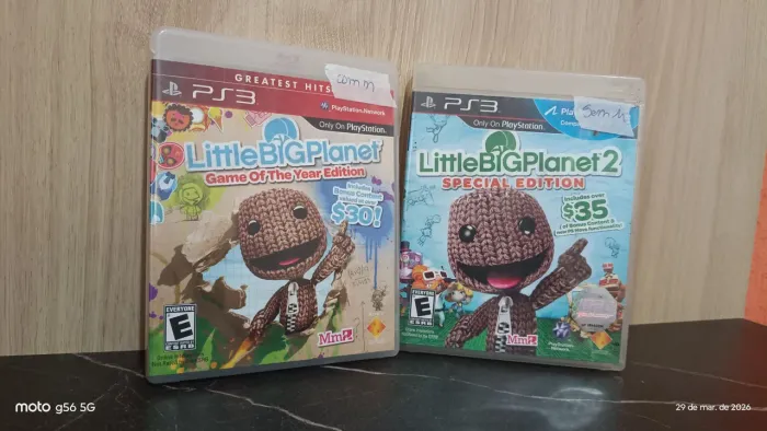 2 Jogos originais - Bundle Little Big Planet em português (ótimo estado) PS3