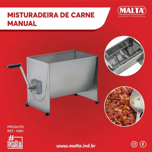 Misturador de Carne Manual Misturadeira Manual 5kg