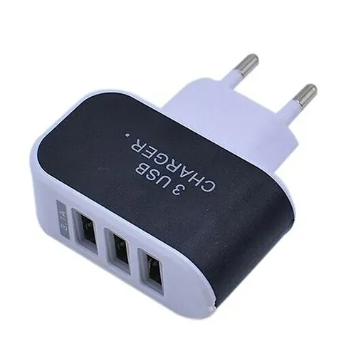 Carregador 3.1a Usb Tomada Universal 3 Saída Triplo 3x1
