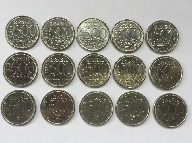 Moedas de 500 Cruzeiros - 1993