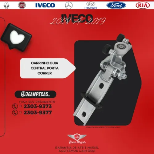carrinho guia central - iveco