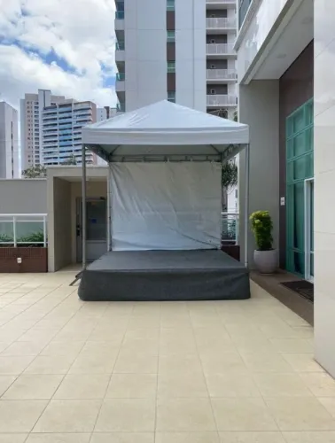 Aluguel palco pequeno coberto 3x3 