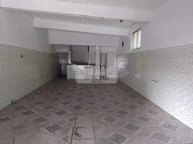 Salão Comercial para Alugar, 210m² - Vila Palmares, Santo André/SP.