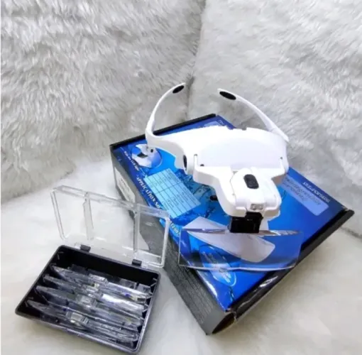  * Chegou super lupa de cabeça led 