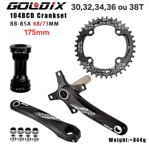 Pedivela GOLDIX 175mm C/ Central 34,36 ou 38T