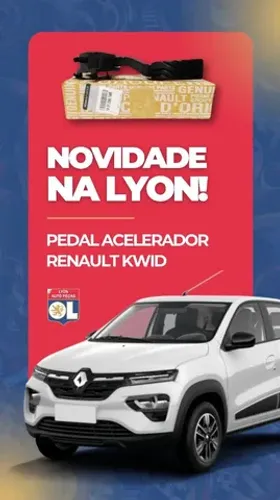 Pedal acelerador Kwid