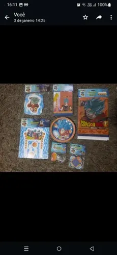 Kit NOVO decoração Dragon Ball