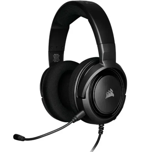Headset Gamer Corsair HS35 Stereo C/ Adaptador P2 (Pega em Todas as Plataformas) - WZetta