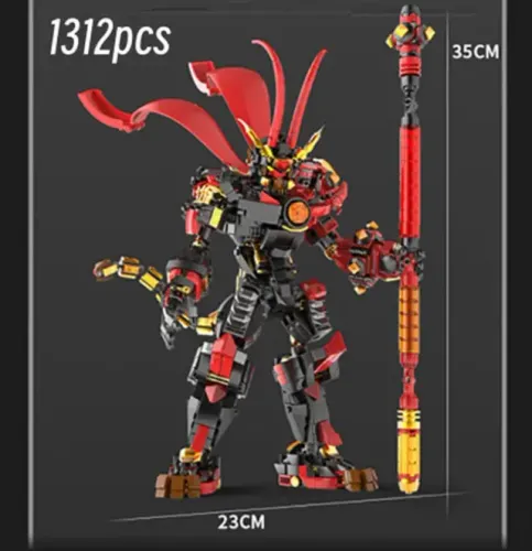 SUPER PROMO - Wukong 1312 peças 35cm GrANdE Loja Mundo Aleatório action figure boneco