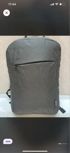 Mochila Lenovo Cinza