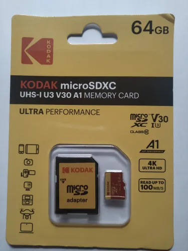 cartão de memória kodak
