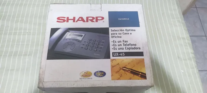 Fax Telefone Telefax Sharp Ux 45 na Caixa original 100% testado nunca usado!