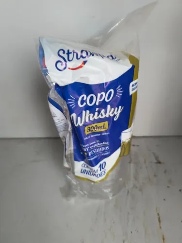 Copo Whiaky 300ml Stransplat 10 Unidades