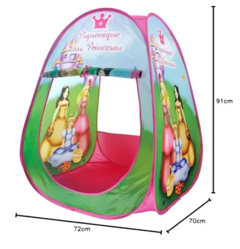Cabana Dobrável Princesas